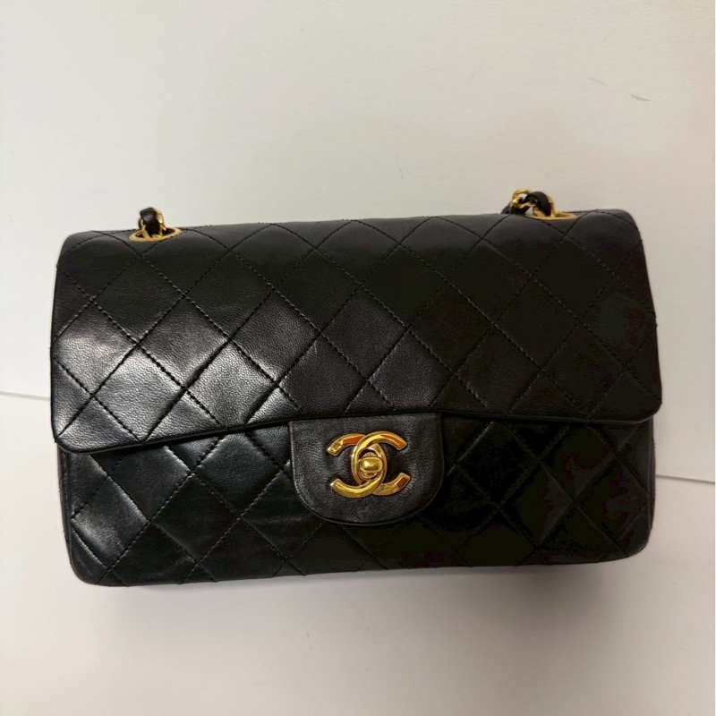 CHANEL CF30 經典粒紋小牛皮口蓋包 真皮-3