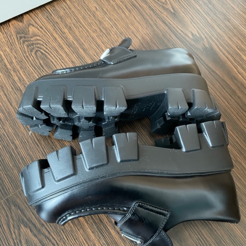 Prada Monolith厚底樂福鞋 EU35.5 (22.5-23cm)-1