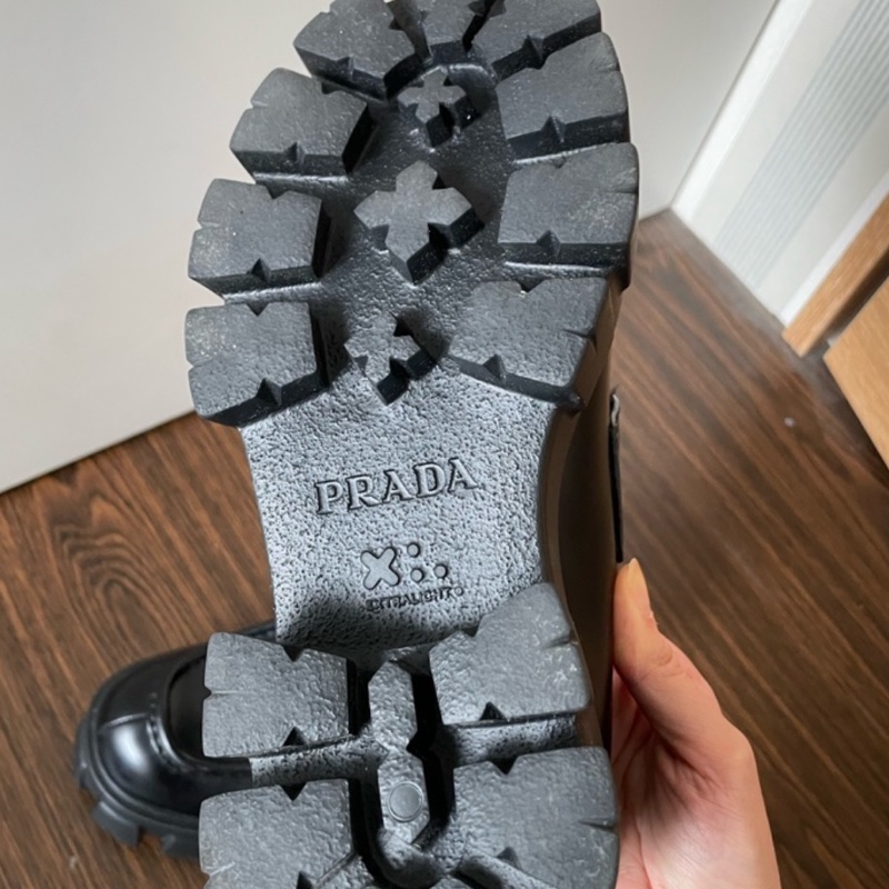 Prada Monolith厚底樂福鞋 EU35.5 (22.5-23cm)-10