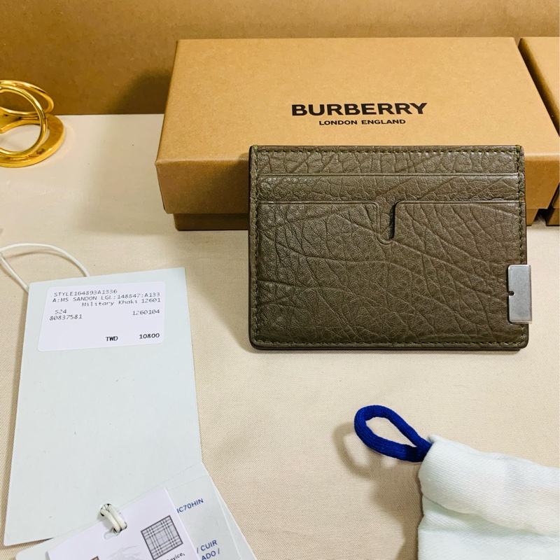 🎁全新盒裝2024新款Burberry巴寶莉咖名片夾/卡夾-2