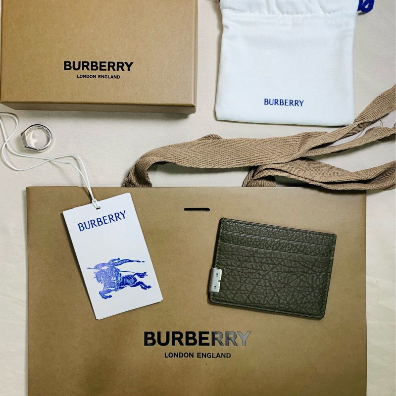 🎁全新盒裝2024新款Burberry巴寶莉咖名片夾/卡夾-3