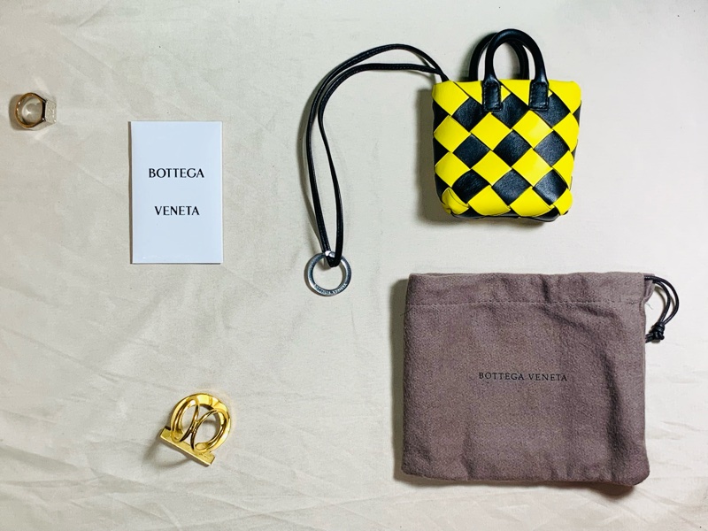 🎁全新盒裝Bottega Veneta 葆蝶家BV吊飾/鑰匙圈-1
