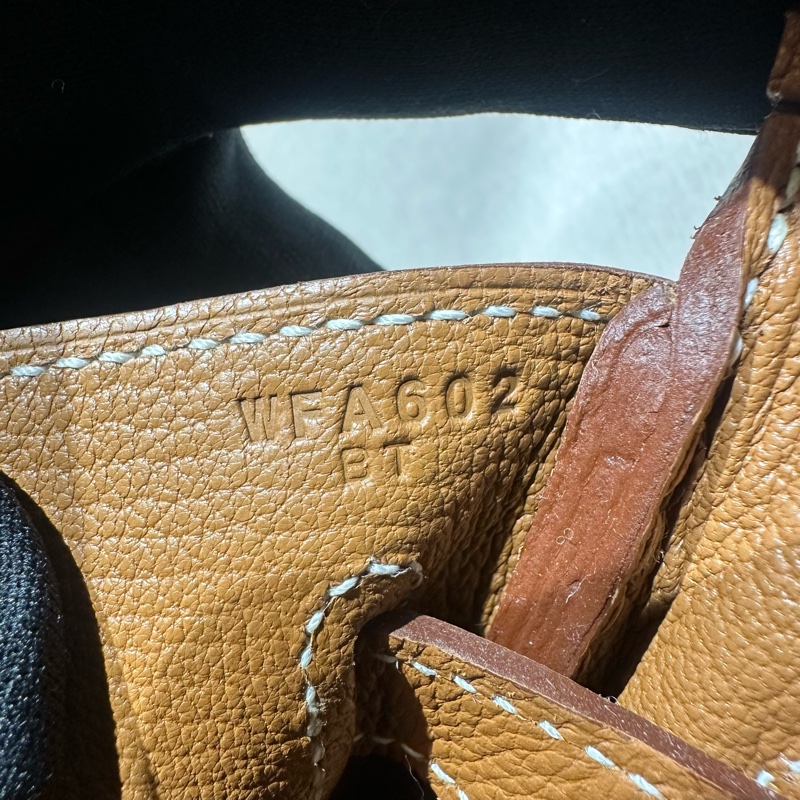 Hermes愛馬仕Birkin 40金扣鉑金包金棕色-8