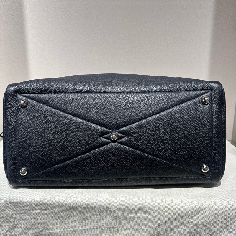 Hermes愛馬仕中古手提包黑色40-11