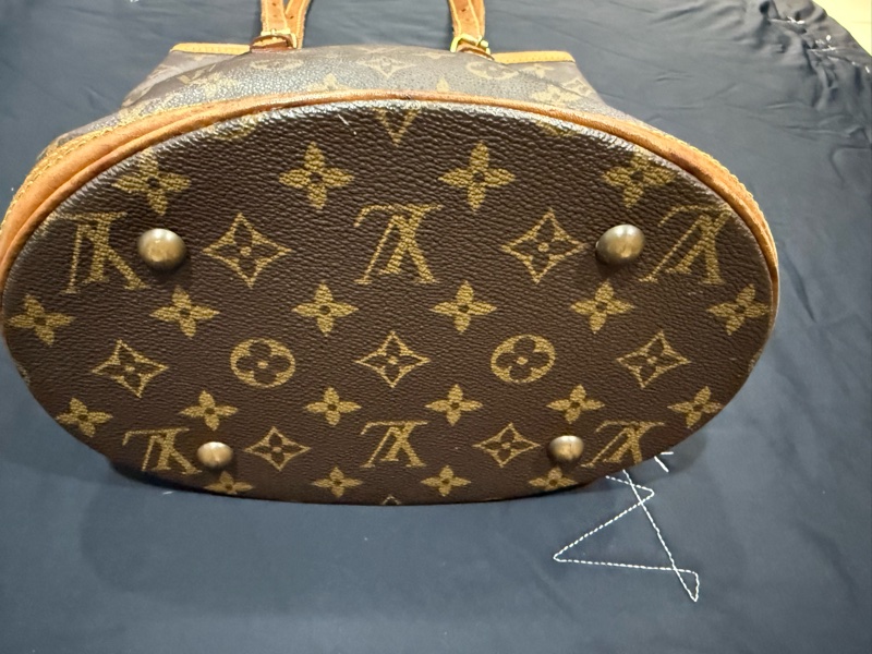 LV 中古 petit bucket 老花 水桶包 23*26-4