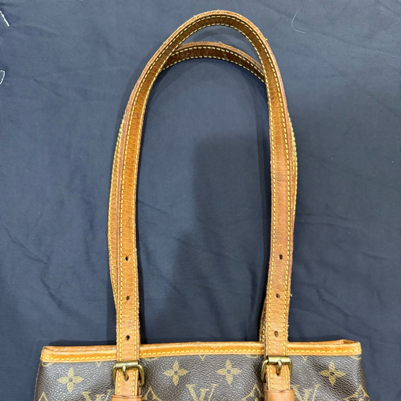 LV 中古 petit bucket 老花 水桶包 23*26-25