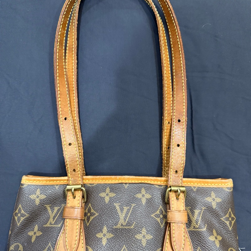 LV 中古 petit bucket 老花 水桶包 23*26-27