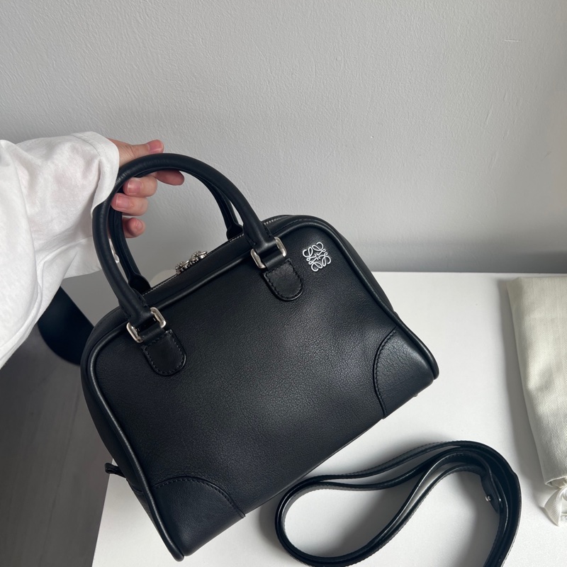 Loewe Amazona 黑色手提包 肩背斜背包 簡約高級百搭🖤-4