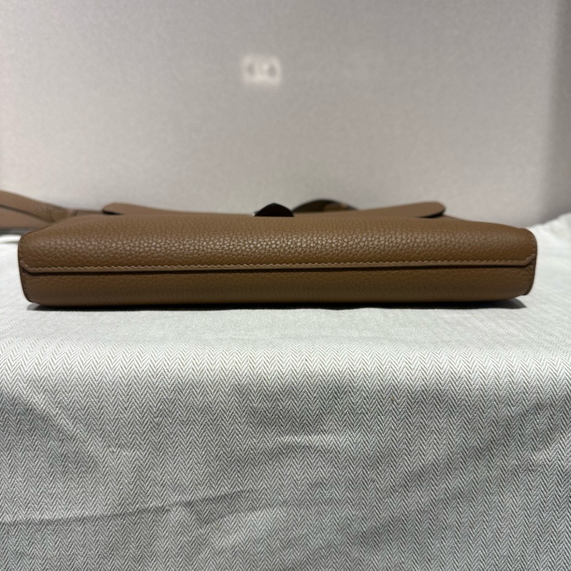 Hermes 愛馬仕 Sac a depeches 29信差包塵土色-11