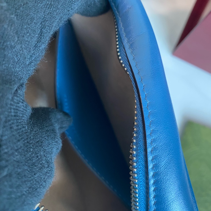 Gucci 皇家藍相機包mini marmont-9