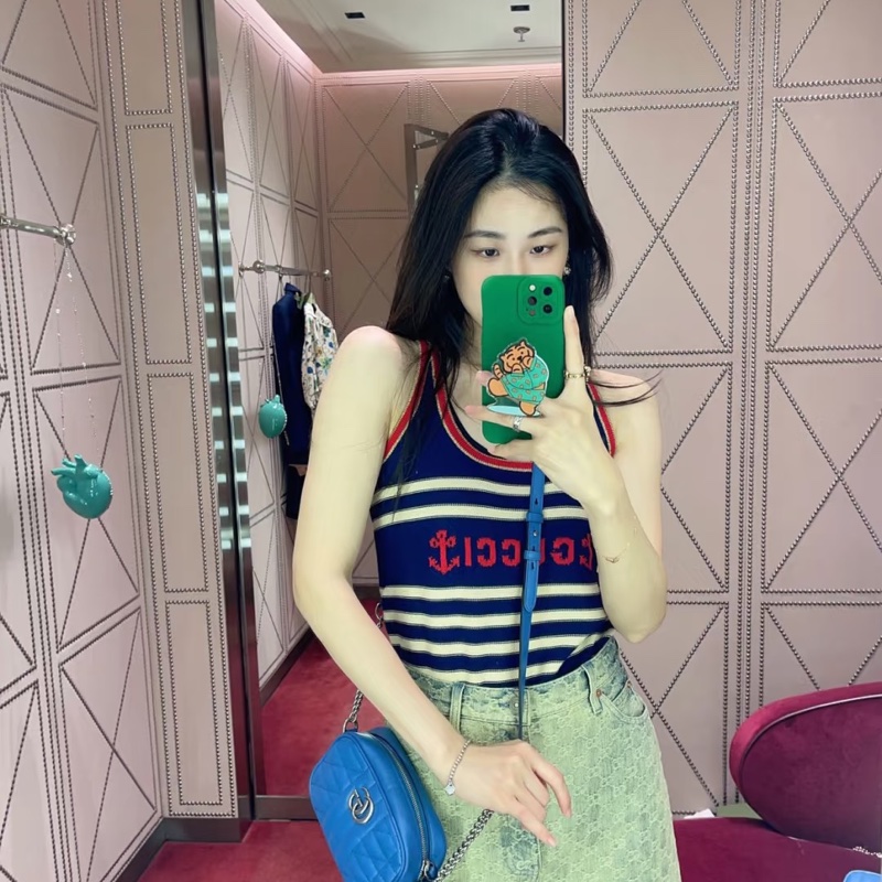 Gucci 皇家藍相機包mini marmont-10