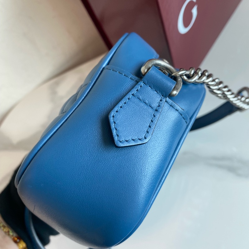 Gucci 皇家藍相機包mini marmont-11