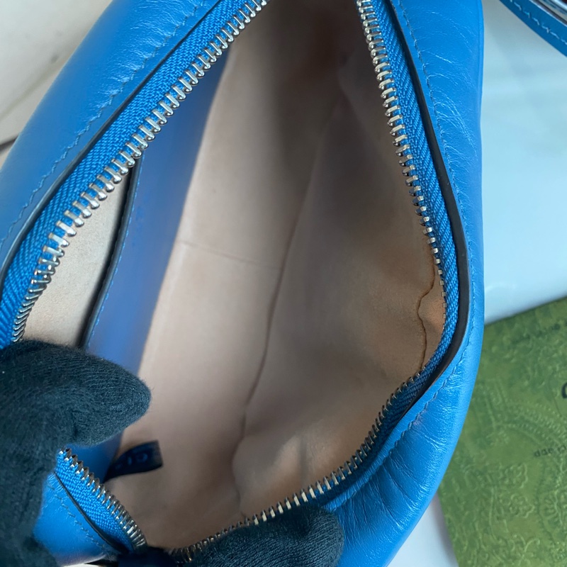 Gucci 皇家藍相機包mini marmont-13