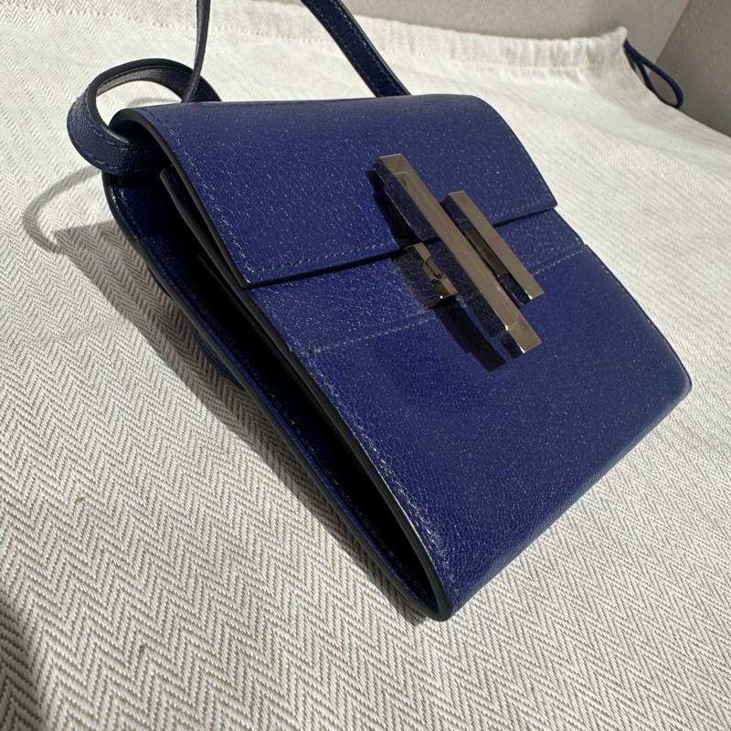 Hermes愛馬仕Hermes cinhetic mini正品藍色-1