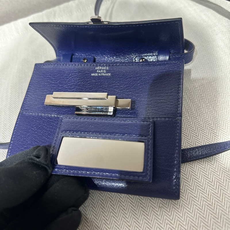 Hermes愛馬仕Hermes cinhetic mini正品藍色-6