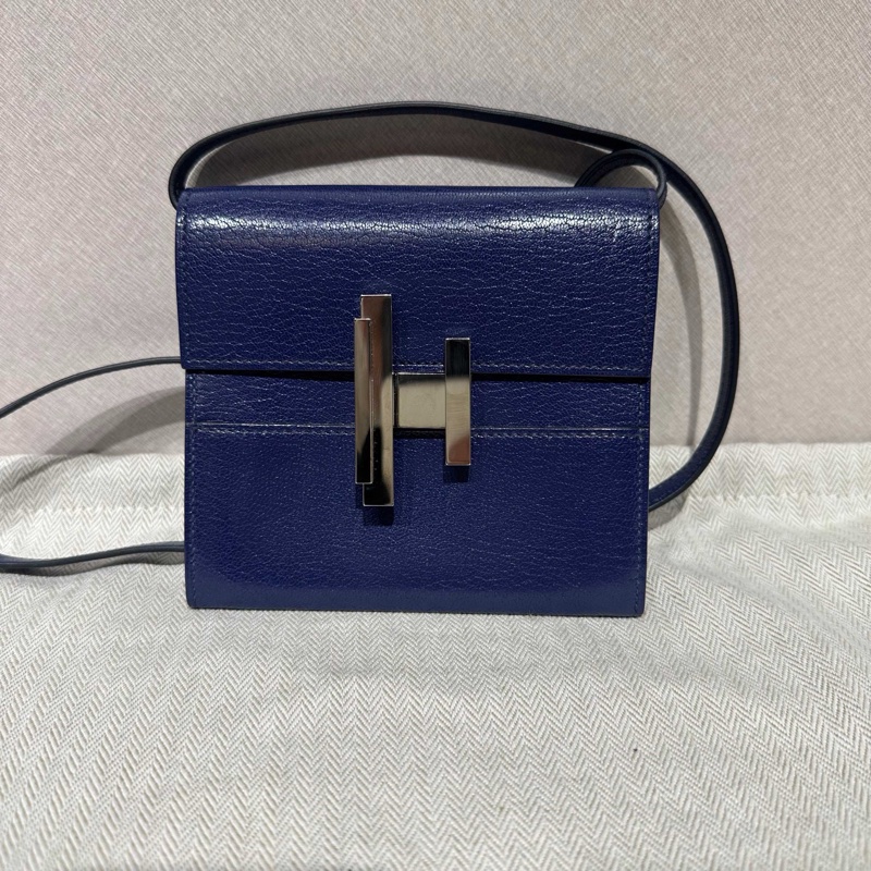 Hermes愛馬仕Hermes cinhetic mini正品藍色-9