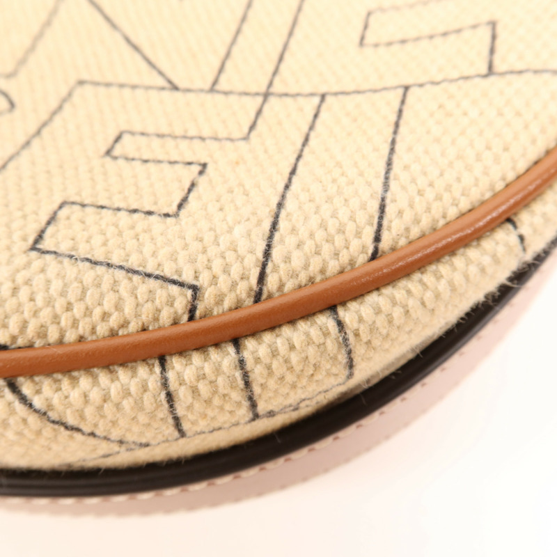 CELINE 帆布Ava金扣肩背袋-12