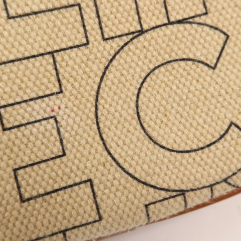 CELINE 帆布Ava金扣肩背袋-15