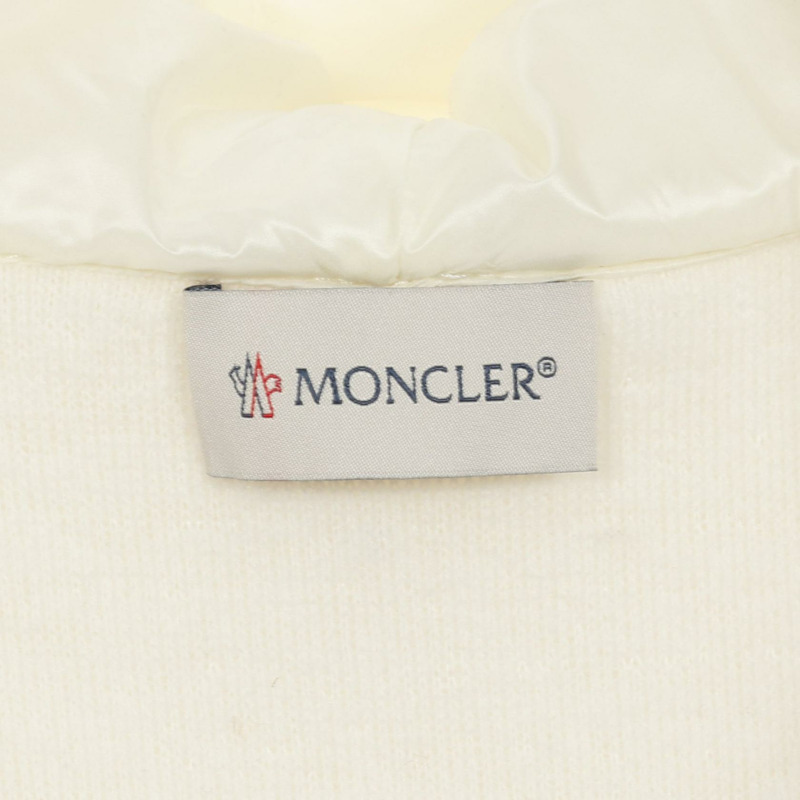 MONCLER 連帽衫 羊毛 聚酯纖維 白色 二手 女款-2