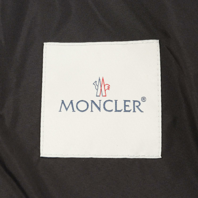 MONCLER BUSARD 羽絨外套 聚酯纖維 黑色 二手 女款-2