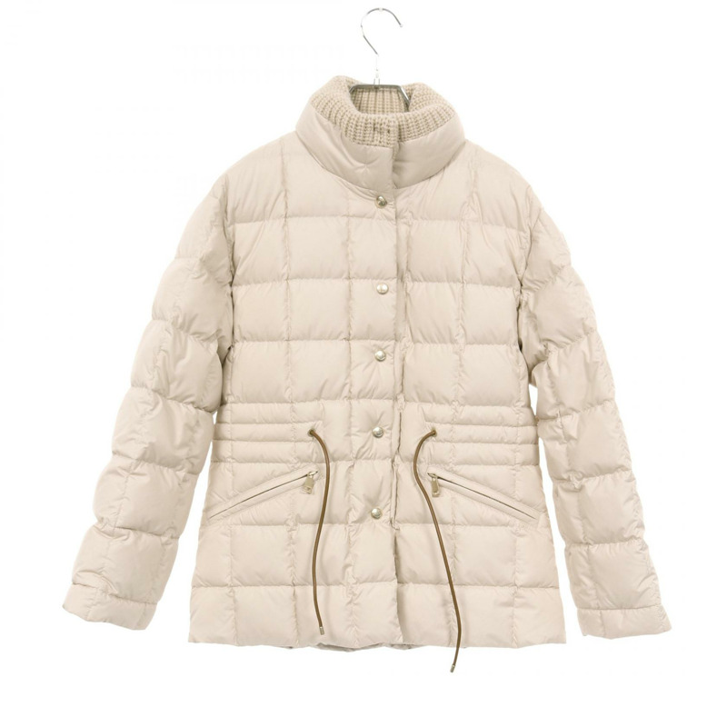 MONCLER ANTIGONE 羽絨衣 聚酯纖維 米色 二手 女款-0