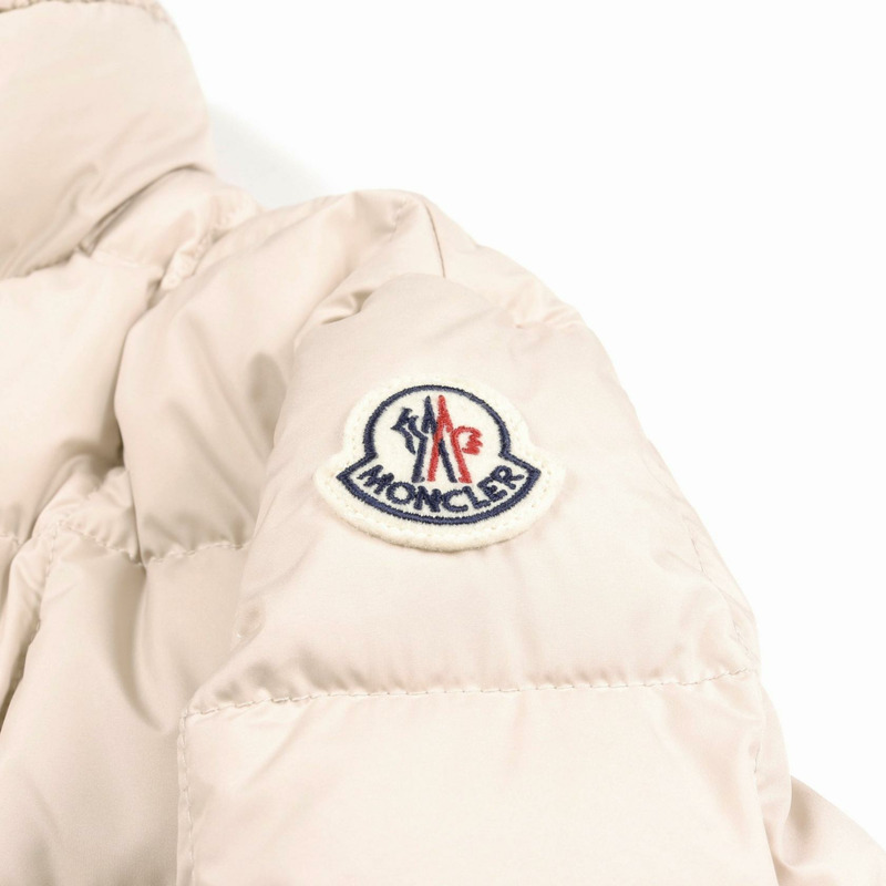 MONCLER ANTIGONE 羽絨衣 聚酯纖維 米色 二手 女款-5