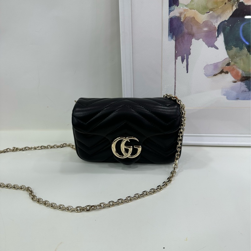 古馳/GUCCI GG Marmont supermini 新款迷你mini 2.0 馬蒙-1
