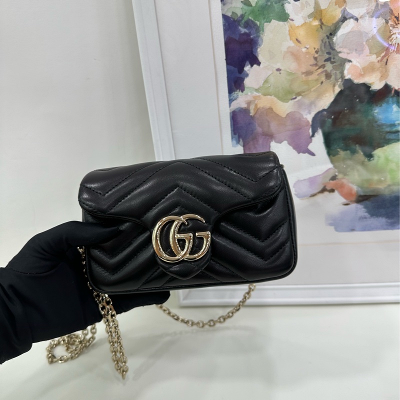 古馳/GUCCI GG Marmont supermini 新款迷你mini 2.0 馬蒙-8