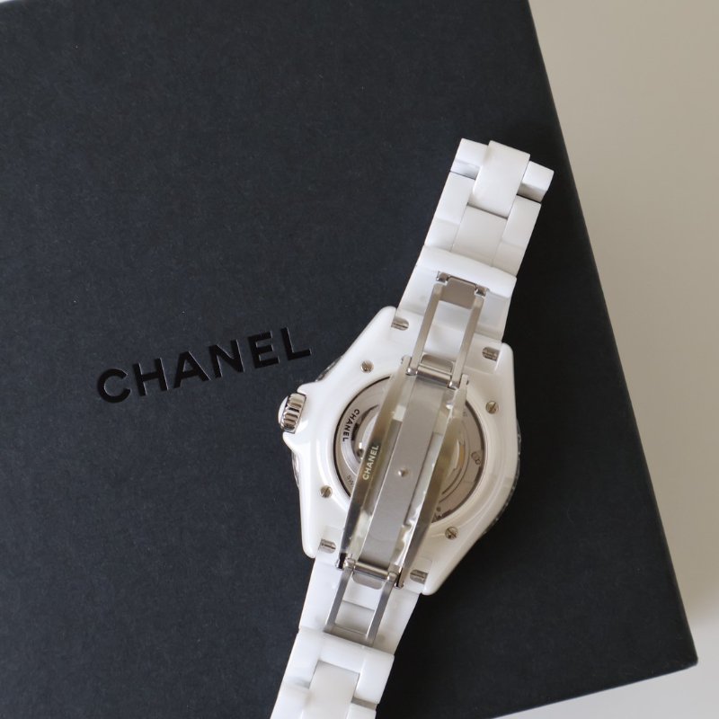CHANEL J12 Calibre 12.1型機芯腕錶 - 白陶瓷38mm-2