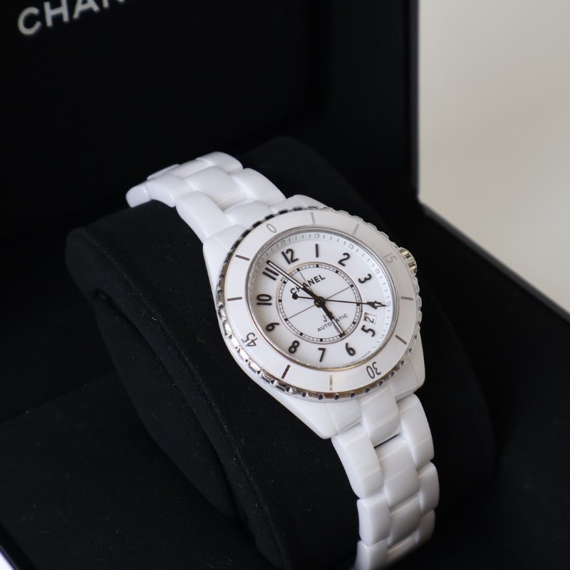 CHANEL J12 Calibre 12.1型機芯腕錶 - 白陶瓷38mm-4