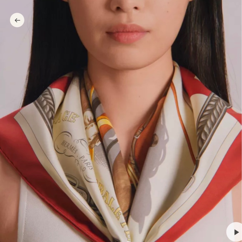 愛馬仕絲巾 全新 Hermes-0