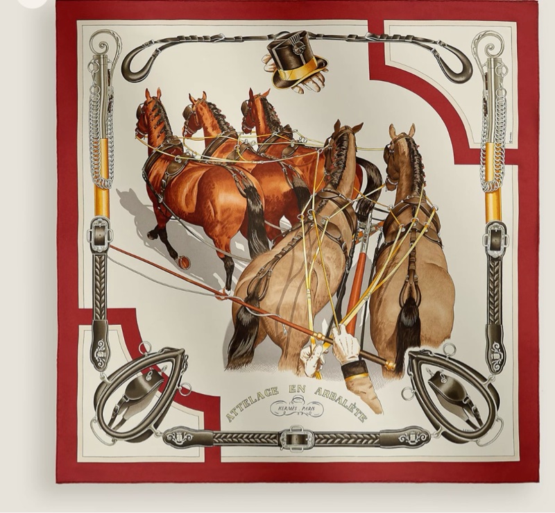 愛馬仕絲巾 全新 Hermes-2