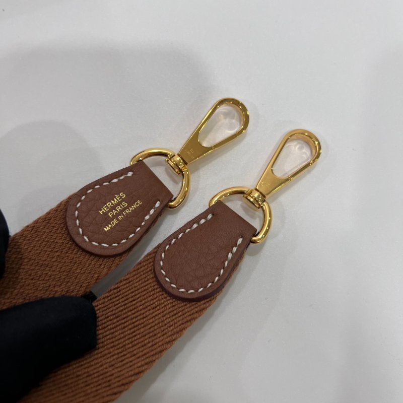 HERMES U刻金棕色EVELYNE TPM 單背包-7