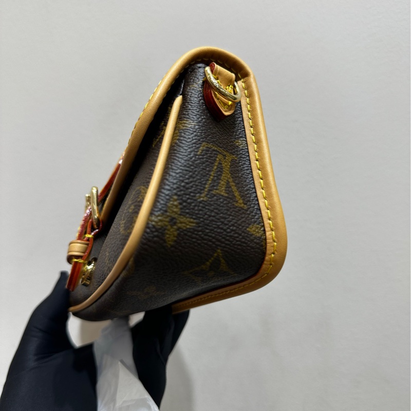 Lv Louis Vuitton路易威登 迷你法棍nano經典老花 單肩斜挎包-2