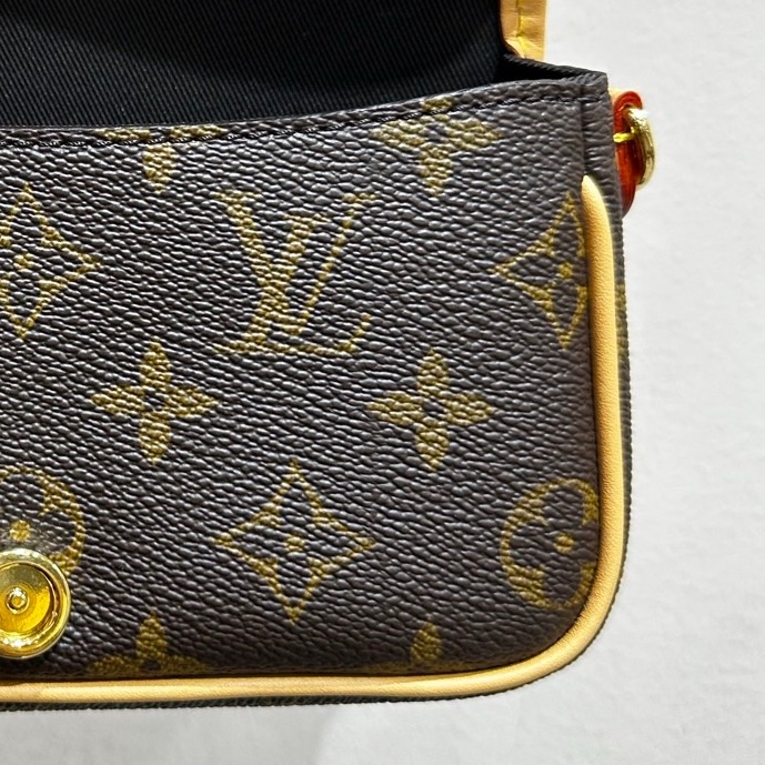 Lv Louis Vuitton路易威登 迷你法棍nano經典老花 單肩斜挎包-6
