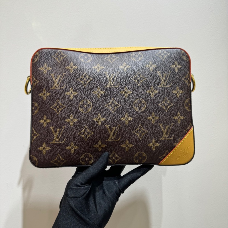Louis Vuitton 路易威登lv Nigo聯名三合一老花拼色包 芯片款-1