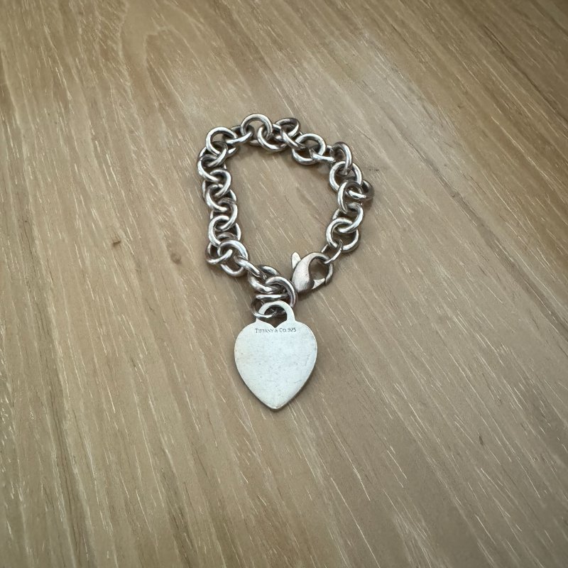 TIFFANY&CO 925 純銀Bracelet 手鏈銀色-0