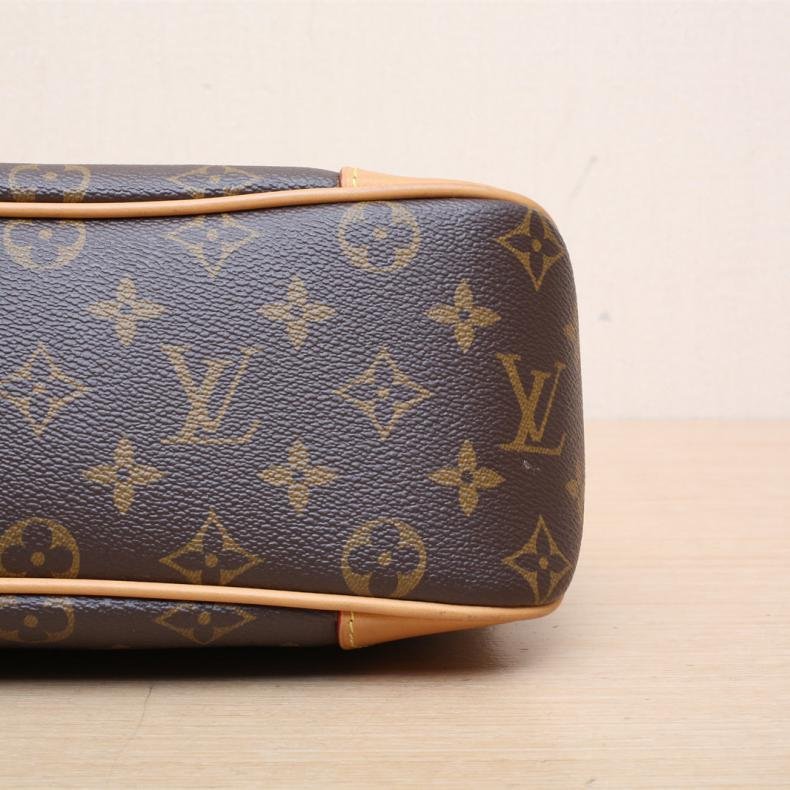 BOULOGNE 牛角包 可拆卸肩帶 老花 PVC 晶片-3