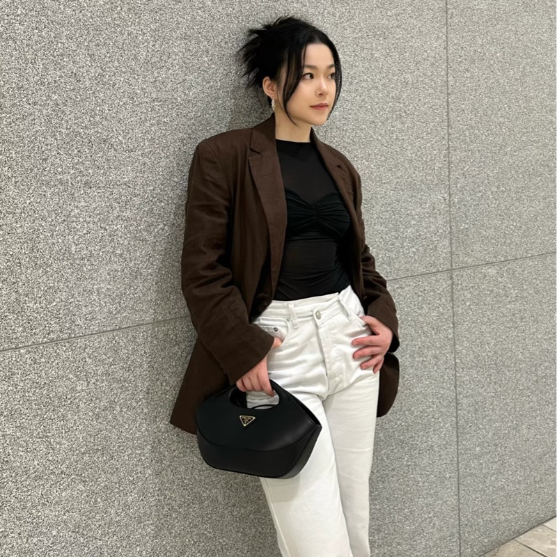 Prada / 普拉达 黑金元寶包-3