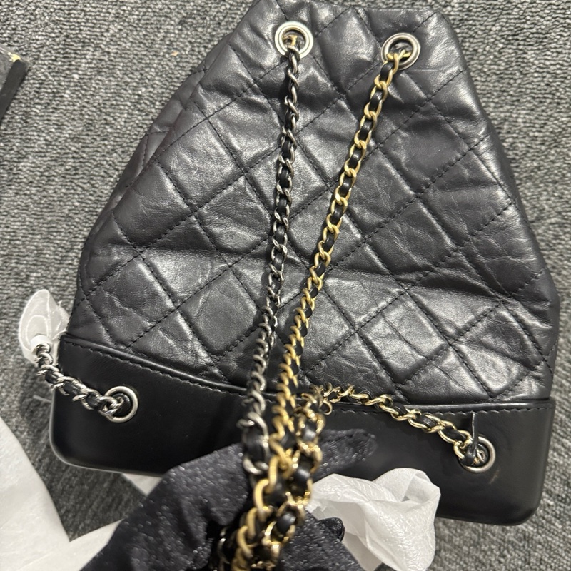 Chanel香奈兒流浪雙肩包 25開無卡 有盒防塵袋-8