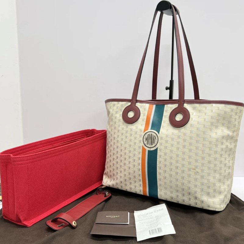 MOYNAT 夏日限定Canvas 1920系列中號手提托特包35*27*14 98新配件塵袋購證-0