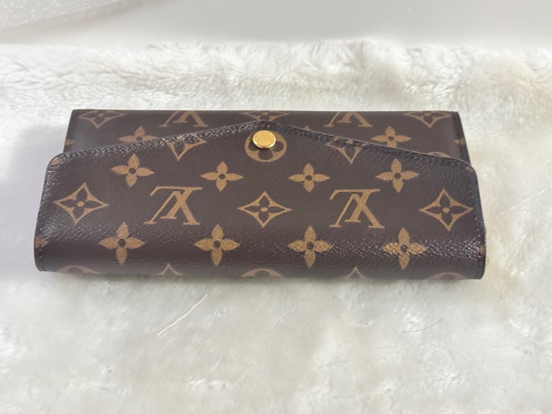 全配✔︎LOUIS VUITTON Sarah信封長夾-芭蕾粉色-7