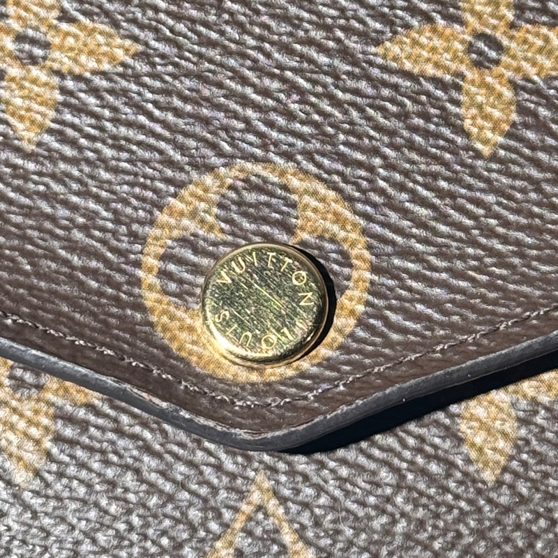 全配✔︎LOUIS VUITTON Sarah信封長夾-芭蕾粉色-30