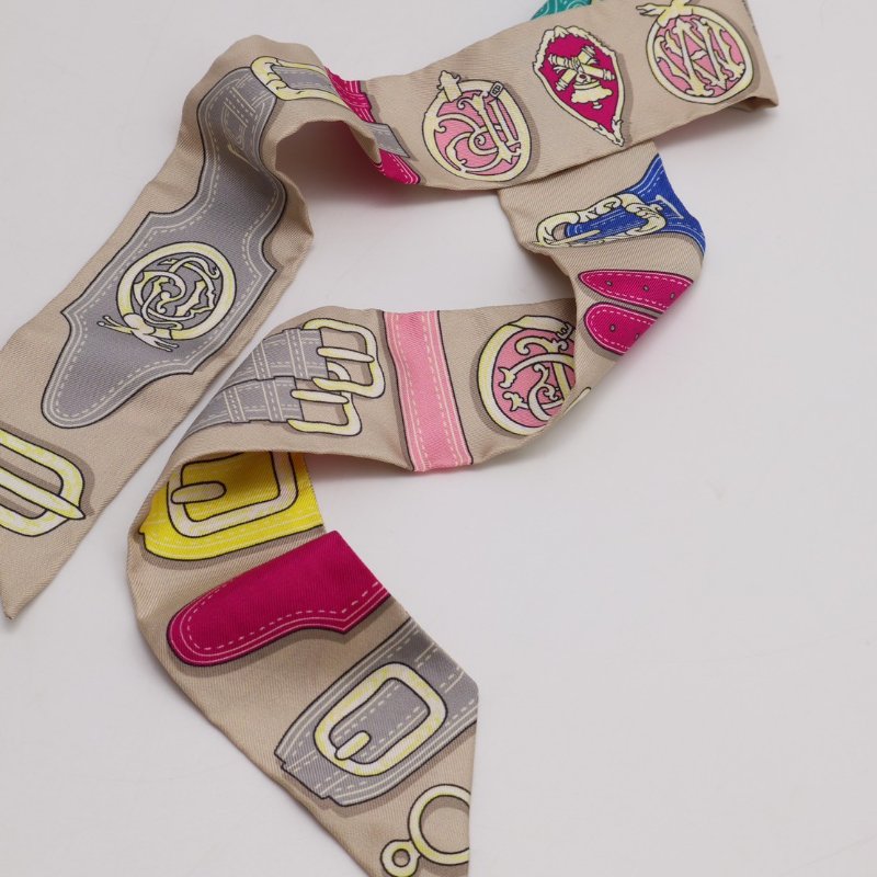 HERMES 大統領的馬具 Twilly - 米-0