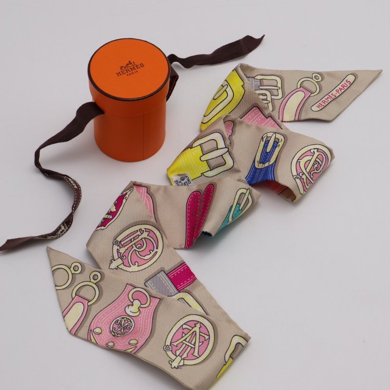 HERMES 大統領的馬具 Twilly - 米-4