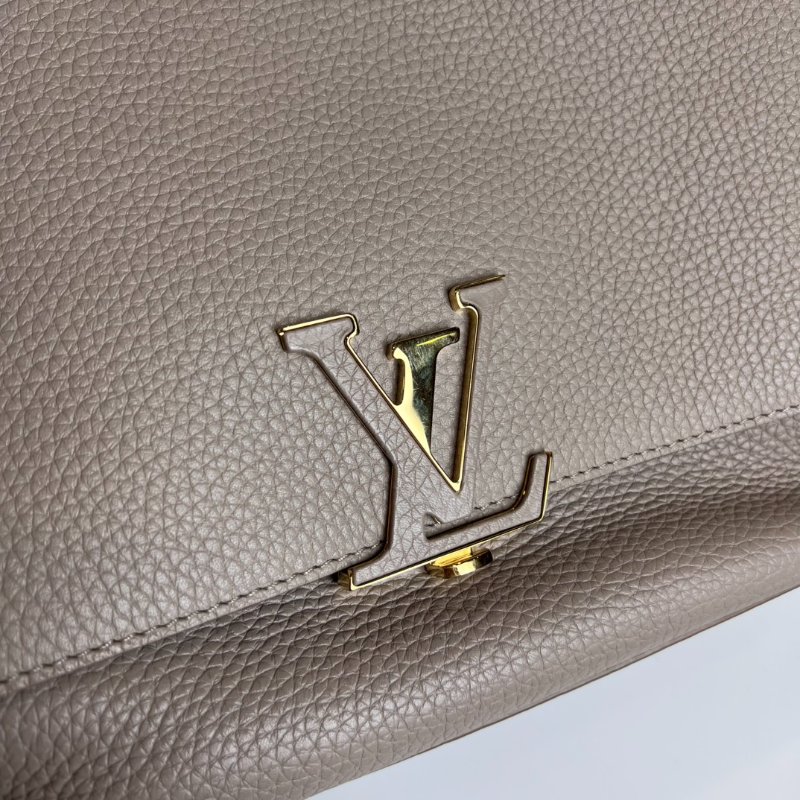 LV M50257 奶茶真皮VOLTA 手提側背包-8