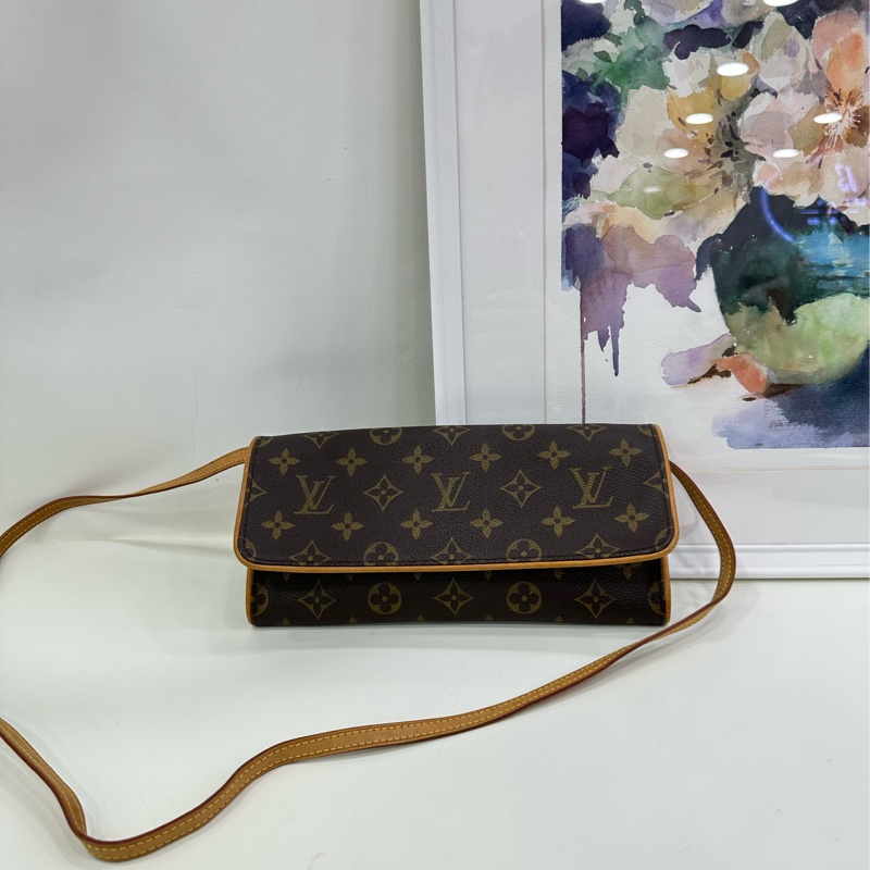 lv/路易威登 LV中古老花大號信封包，尺寸24.5×11×2.5cm-1