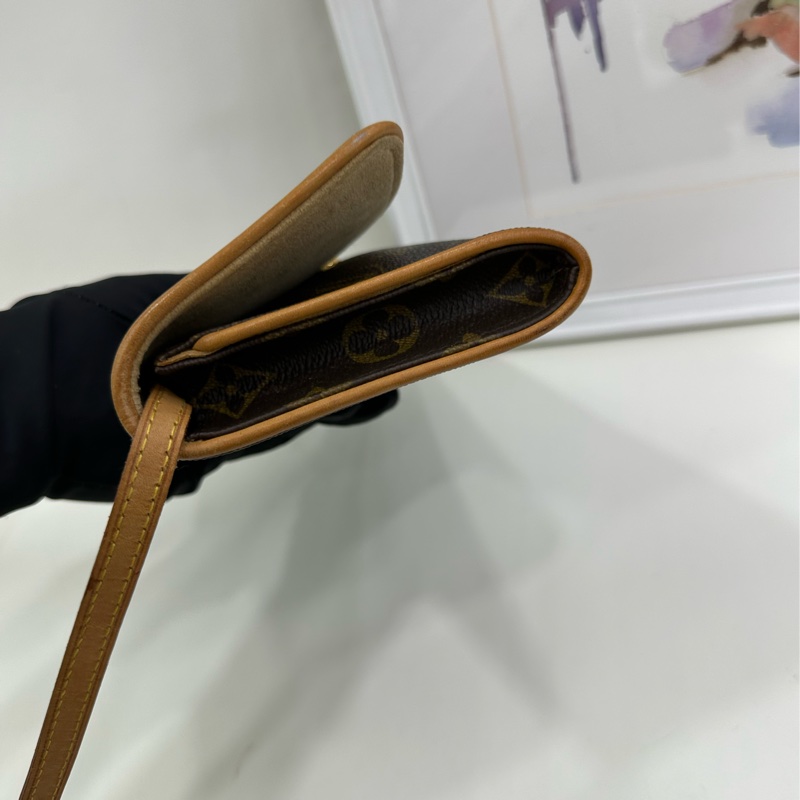 lv/路易威登 LV中古老花大號信封包，尺寸24.5×11×2.5cm-3