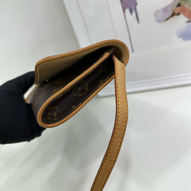 lv/路易威登 LV中古老花大號信封包，尺寸24.5×11×2.5cm-4