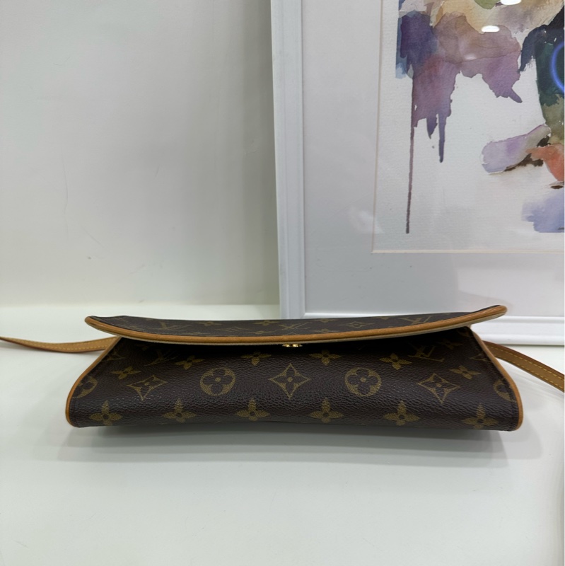 lv/路易威登 LV中古老花大號信封包，尺寸24.5×11×2.5cm-5